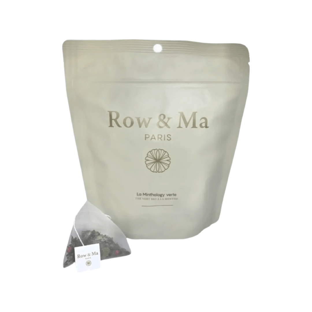 Row & Ma - La Minthology Verte - Premium Qualität Grüner Minztee aus biologischem Anbau, verschiedene Varianten: Dose, loser Tee und Teebeutel - Bitangel RENOVATE & FURNISH HOMES GmbH