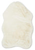 Seidenweiches wunderbares Webpelz-Fell in weiß/ivory ca. 60x90cm - Bitangel RENOVATE & FURNISH HOMES GmbH