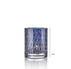 Skogsberg & Smart mundgeblasenes Windlicht Hurricane Spritz wahlweise Sea oder Rauchgrau ca. 12cm lang & 10cm Durchmesser, Gewicht ca. 1,5kg - Bitangel RENOVATE & FURNISH HOMES GmbH