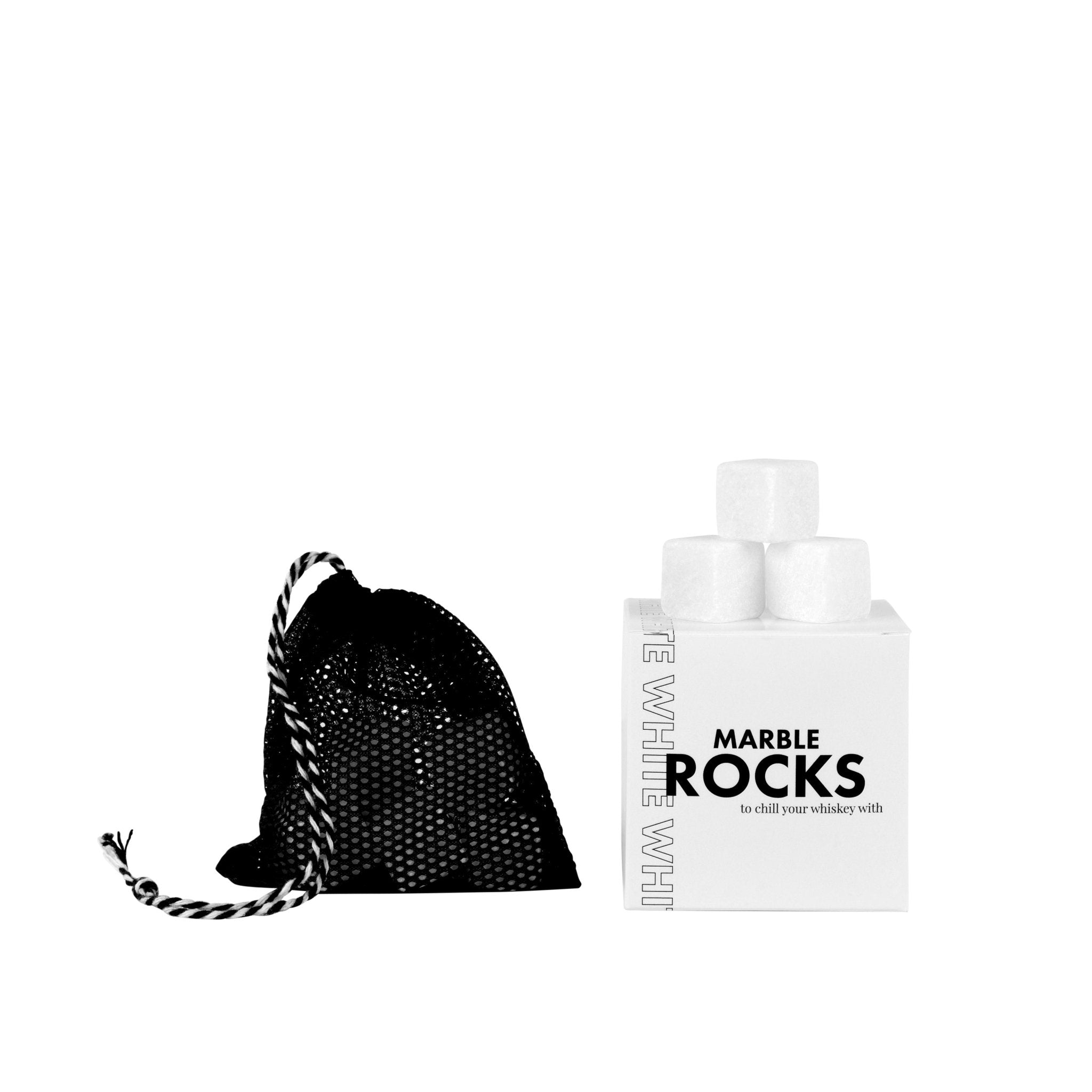 Stoned Marble Rocks Eiswürfel Marmorsteine pro Packung 10 Marmorsteine wahlweise: in pink, weiß oder schwarz ca. L2xB2xH2cm - Bitangel RENOVATE & FURNISH HOMES GmbH