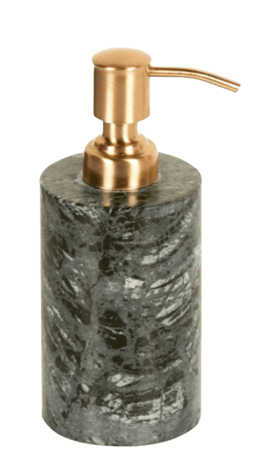 Stoned Marble Seifenspender aus Marmor wahlweise in Grün oder Weiß ca. H11xD7cm - Bitangel RENOVATE & FURNISH HOMES GmbH