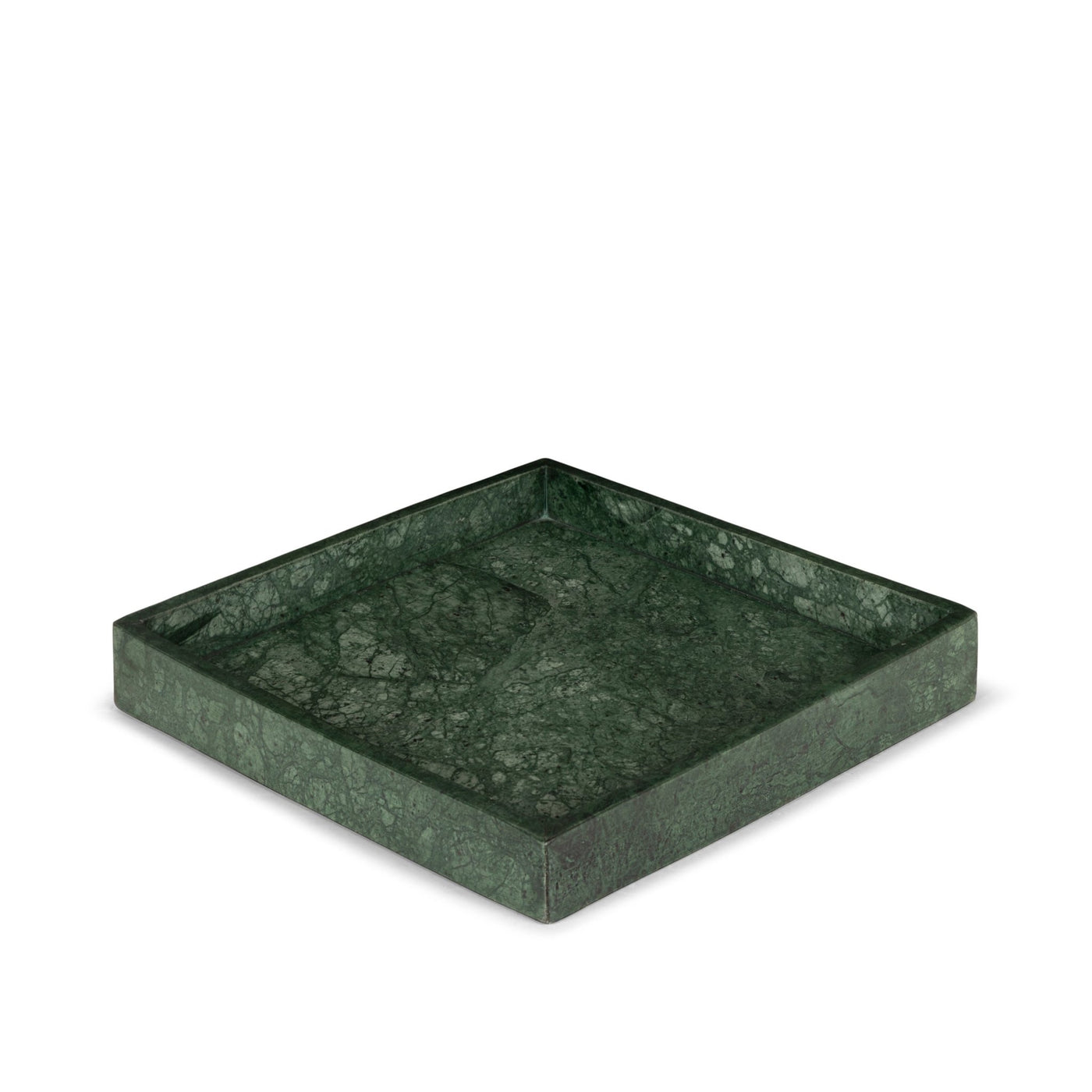 Stoned Marble Tablett aus grünem Marmor ca. L30xB30xH5cm & ca. 6kg - Bitangel RENOVATE & FURNISH HOMES GmbH