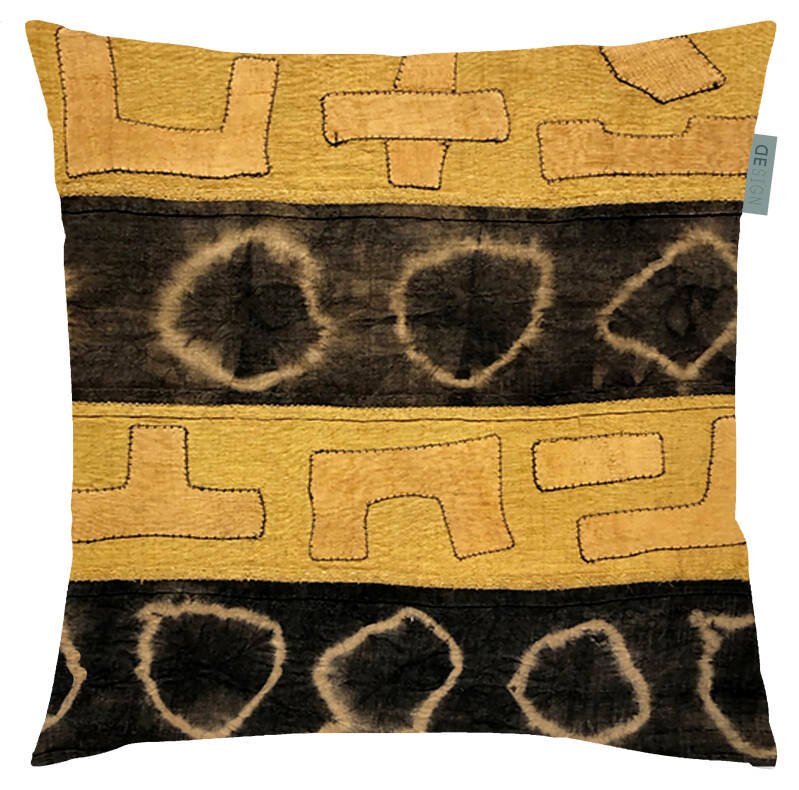 Studio EYK Studio EYK Samtkissenbezug/Velvet wahlweise in Afrika/Gold oder Afrika/Braun ca. 50x50cm - Bitangel RENOVATE & FURNISH HOMES GmbH