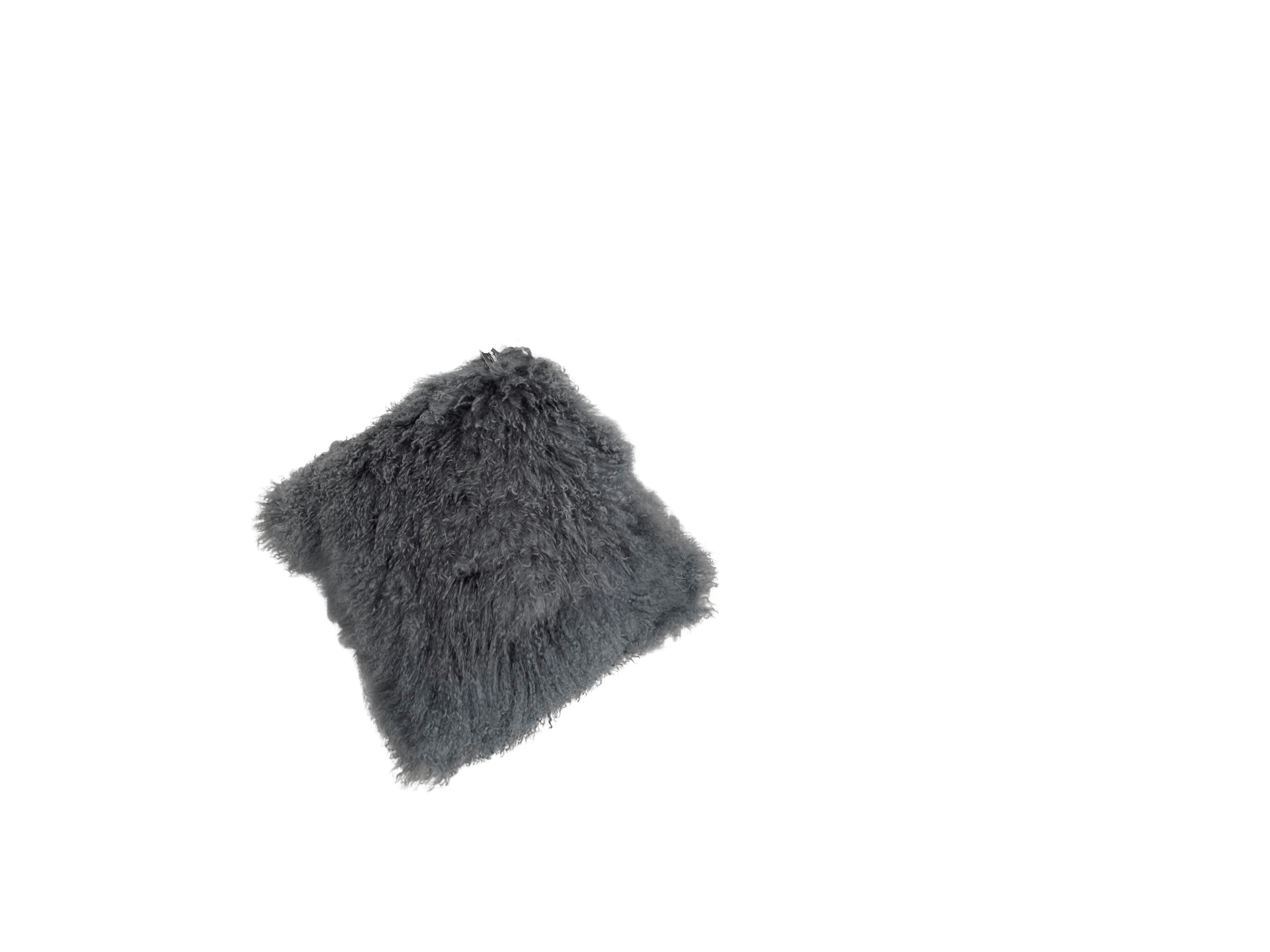 Taff by Thomas Albrecht Tibet Lamm Kissen aus Schurwoll-Walk, Anthrazitfarben wahlweise ca. 30x40cm & 50x50cm - Bitangel RENOVATE & FURNISH HOMES GmbH