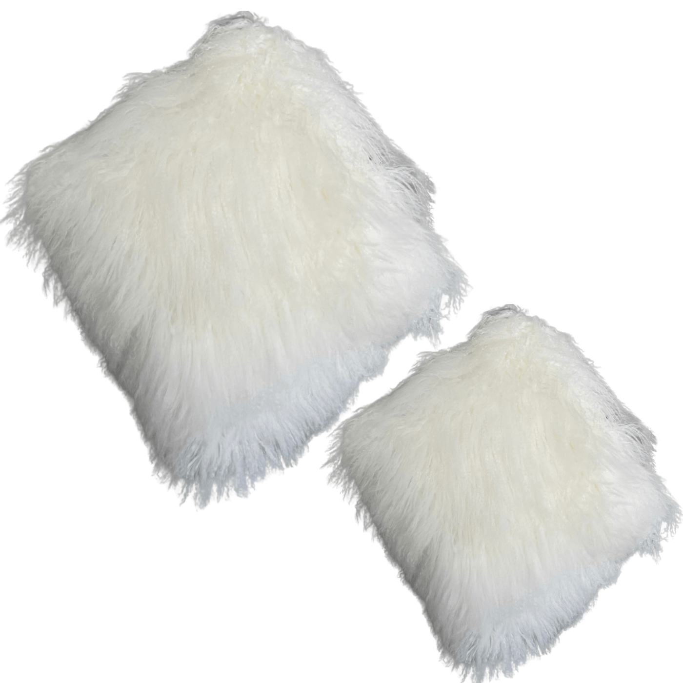 Taff by Thomas Albrecht Tibet Lamm Kissen aus Schurwoll-Walk, in Weiß wahlweise ca. 30x40cm & 50x50cm - Bitangel RENOVATE & FURNISH HOMES GmbH