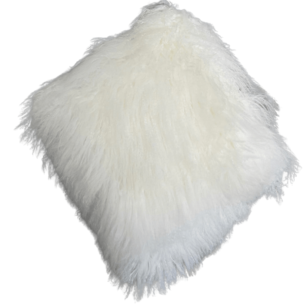 Taff by Thomas Albrecht Tibet Lamm Kissen aus Schurwoll-Walk, in Weiß wahlweise ca. 30x40cm & 50x50cm - Bitangel RENOVATE & FURNISH HOMES GmbH