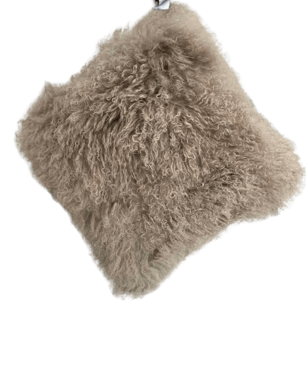 Taff by Thomas Albrecht Tibet Lamm Kissen aus Schurwoll-Walk, Karamellfarben wahlweise ca. 30x40cm & 50x50cm - Bitangel RENOVATE & FURNISH HOMES GmbH