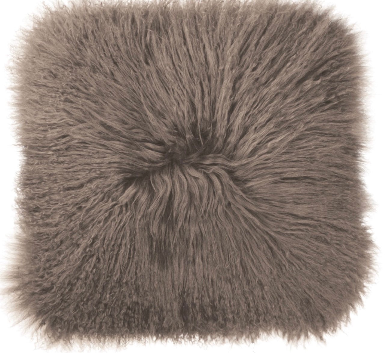 Taff by Thomas Albrecht Tibet Lamm Kissen aus Schurwoll-Walk, Karamellfarben wahlweise ca. 30x40cm & 50x50cm - Bitangel RENOVATE & FURNISH HOMES GmbH