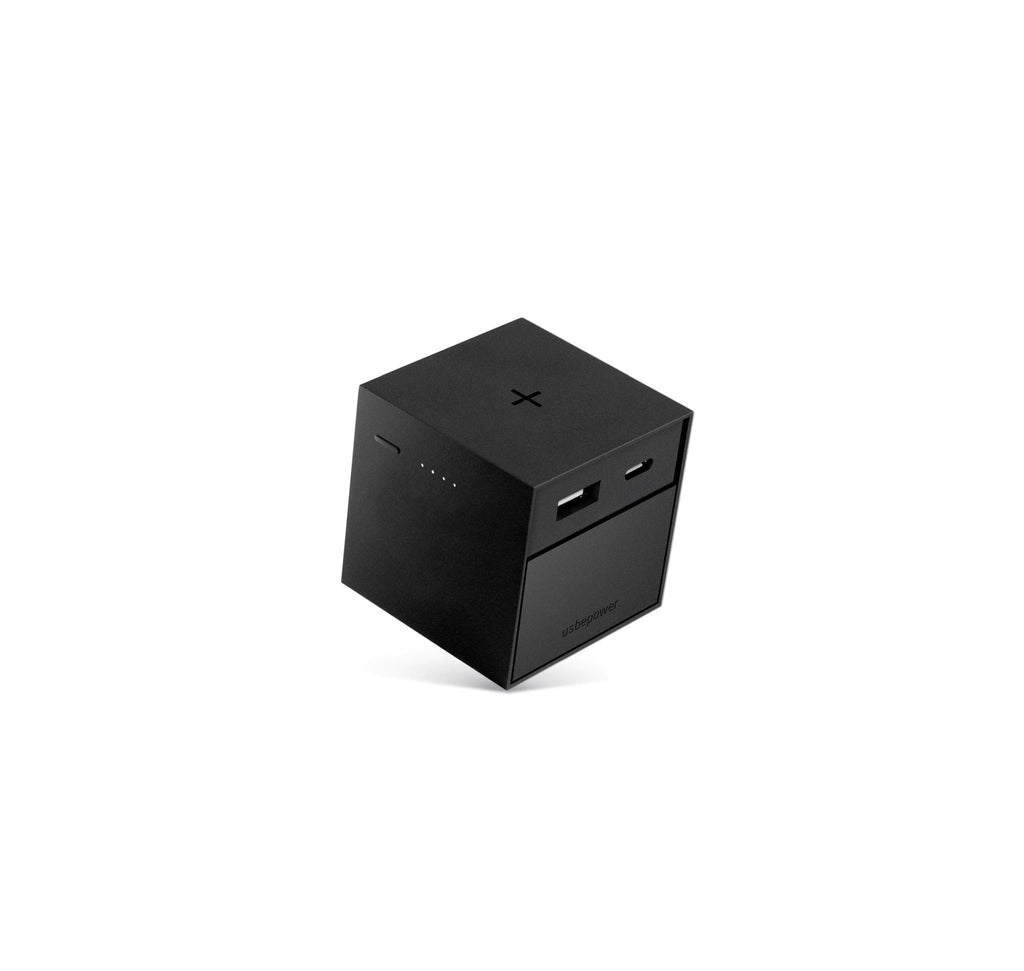 Usbepower CUBO ONE Mini-Würfel mit Wireless & USB & USB-C wahlweise Grau oder Weiß - Bitangel RENOVATE & FURNISH HOMES GmbH