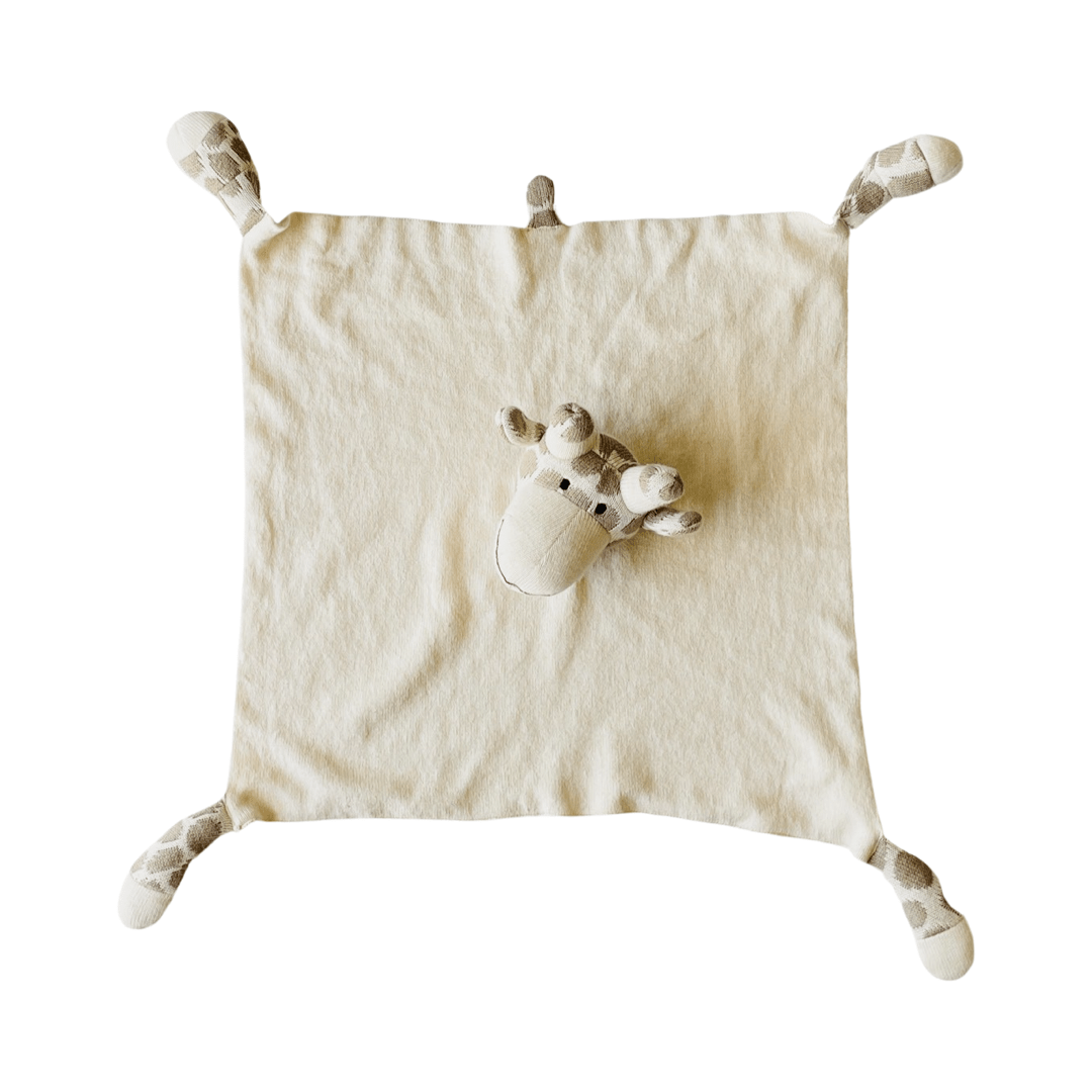 Viverano Organics Luxuriöses Babyschnuffeltuch wahlweise Löwe oder Giraffe aus 100% Bio-Baumwolle - Bitangel RENOVATE & FURNISH HOMES GmbH