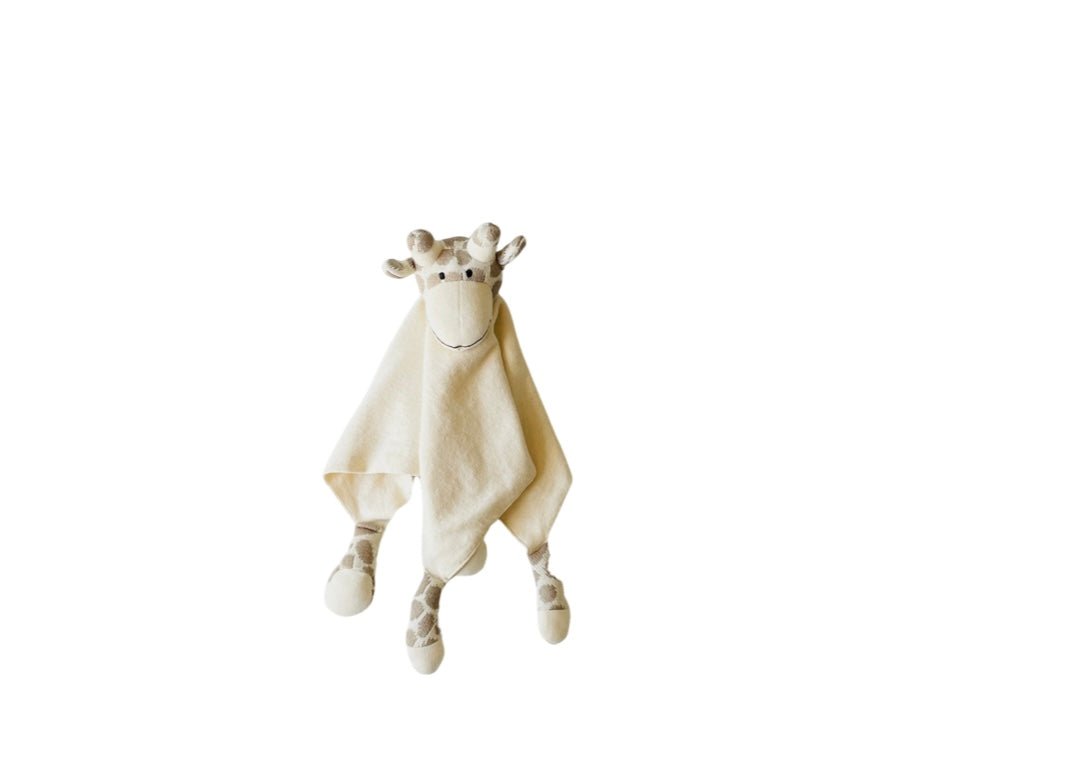 Viverano Organics Luxuriöses Babyschnuffeltuch wahlweise Löwe oder Giraffe aus 100% Bio-Baumwolle - Bitangel RENOVATE & FURNISH HOMES GmbH