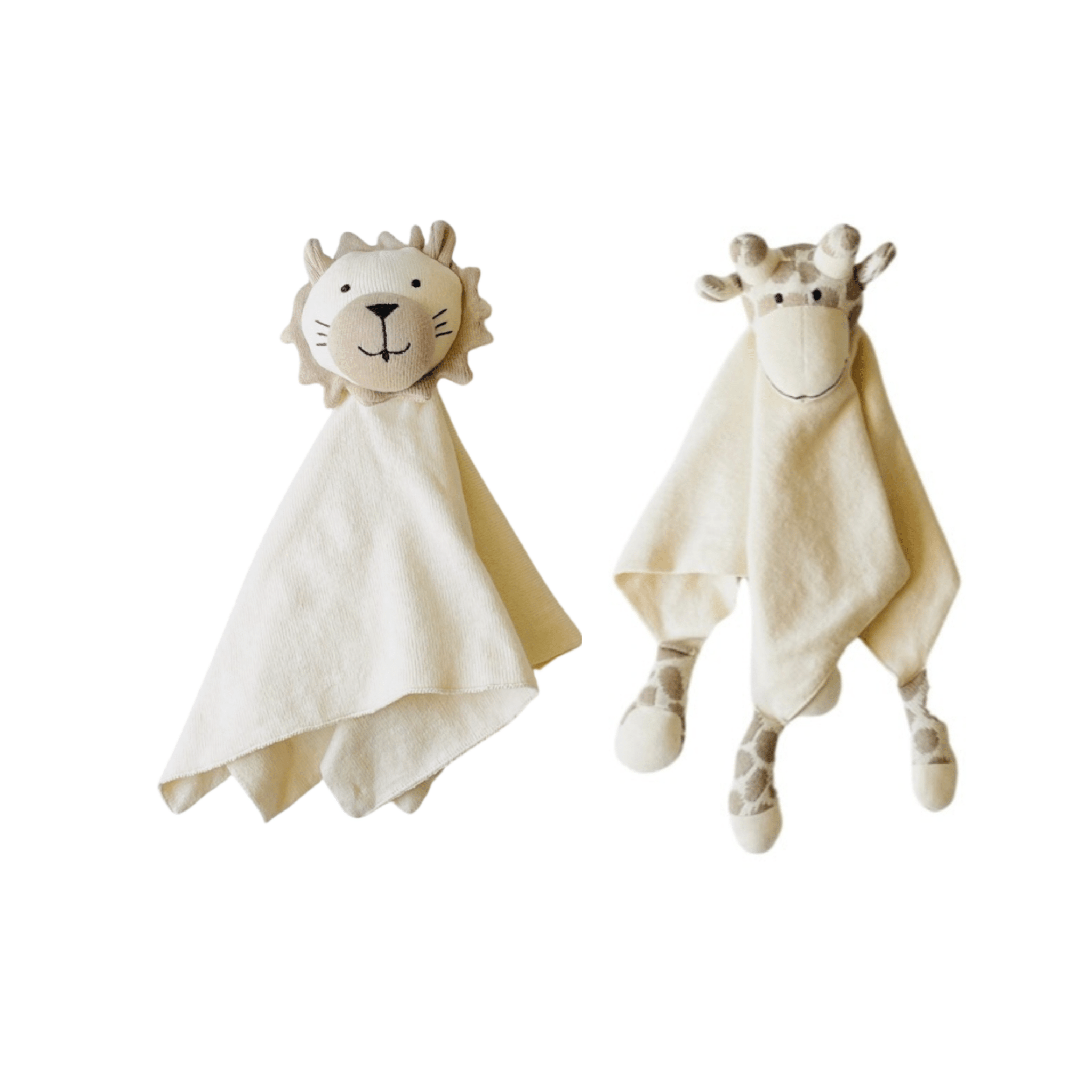 Viverano Organics Luxuriöses Babyschnuffeltuch wahlweise Löwe oder Giraffe aus 100% Bio-Baumwolle - Bitangel RENOVATE & FURNISH HOMES GmbH