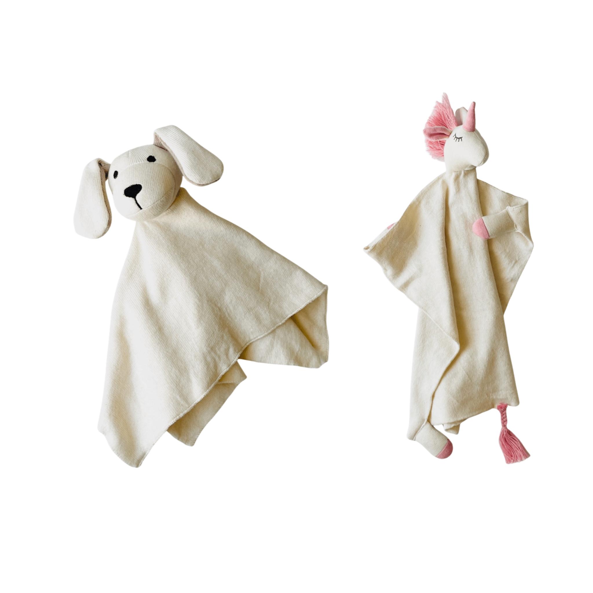 Viverano Organics Viverano Organics Luxuriöses Babyschnuffeltuch wahlweise Hund oder Einhorn aus 100% Bio-Baumwolle - Bitangel RENOVATE & FURNISH HOMES GmbH