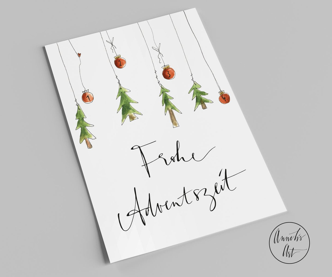 Weihnachtskarte "Frohe Adventszeit" - Bitangel RENOVATE & FURNISH HOMES GmbH