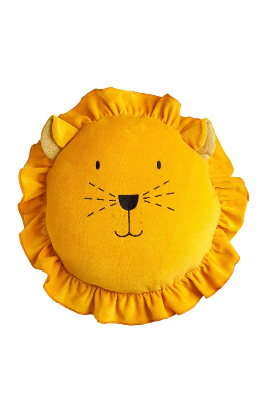 Wigiwama super weiches großes Velvet Kissen wahlweise Koala oder Löwe, OEKO-TEX® Velvet ca. ø35 cm - Bitangel RENOVATE & FURNISH HOMES GmbH