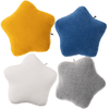 Wigiwama super weiches Velvet Stern Kissen wahlweise in safran, blau, weiß, hellgrau, OEKO-TEX® Velvet ca. 30x30x8 cm - Bitangel RENOVATE & FURNISH HOMES GmbH