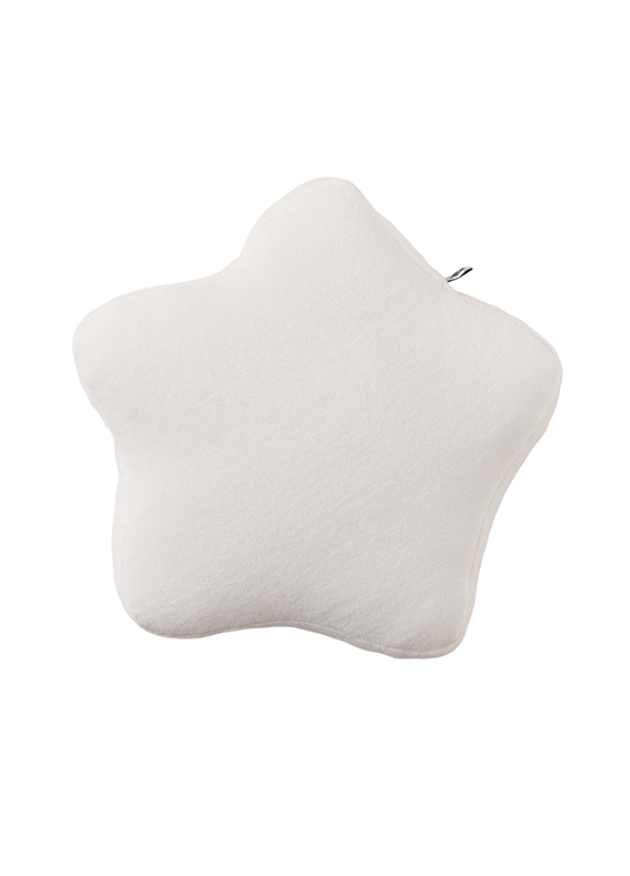 Wigiwama super weiches Velvet Stern Kissen wahlweise in safran, blau, weiß, hellgrau, OEKO-TEX® Velvet ca. 30x30x8 cm - Bitangel RENOVATE & FURNISH HOMES GmbH