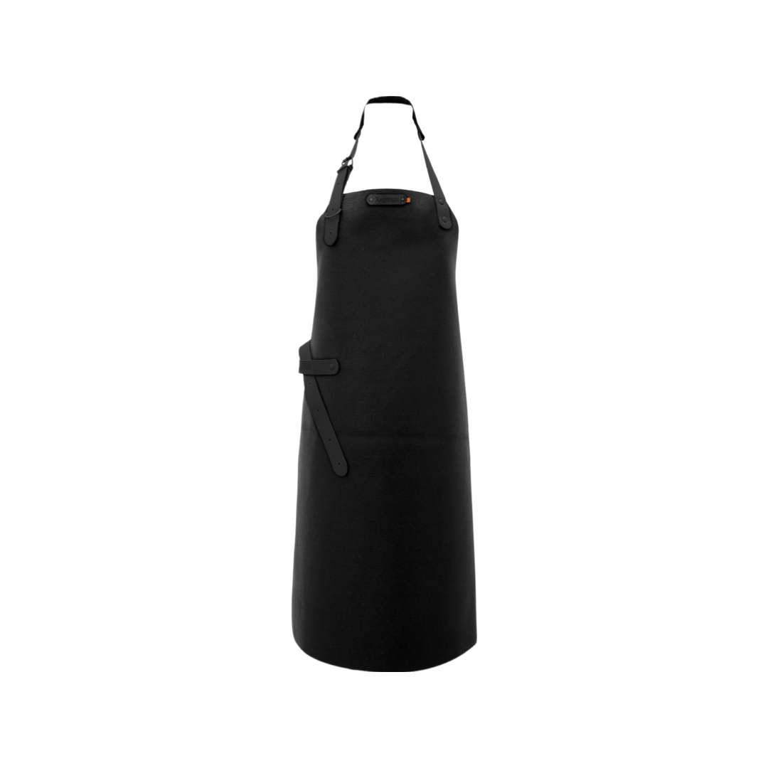 Xapron handgefertigte Lederschürze (BBQ) apron Kansas Black Black Edition 74 & 89cm lang - Bitangel RENOVATE & FURNISH HOMES GmbH