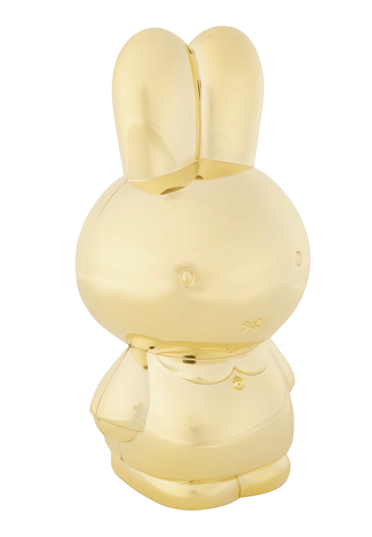 Zilverstad Miffy Spardose wahlweise in vergoldetem Metall ca. H15xB7xT6cm oder versilbertem Metall in XL ca. H15xB8xT7,5cm anlaufgeschützt - Bitangel RENOVATE & FURNISH HOMES GmbH